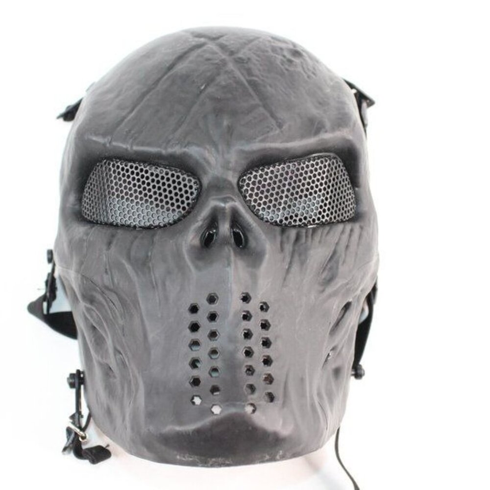 Skull Mask Outdoor Skeleton Halloween Protective Paintball Full Face Mask New - Picture 2 of 5